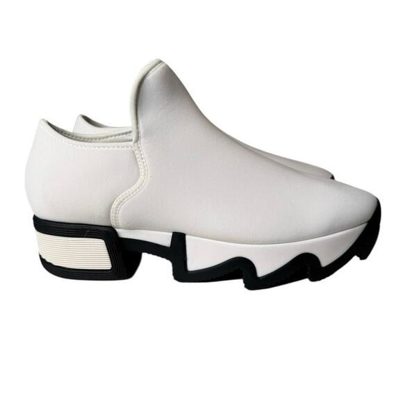 iRi NYC WES White Neoprene Streetwear Sneakers Unisex Size EU 41 US W11 M8 - Picture 1 of 9
